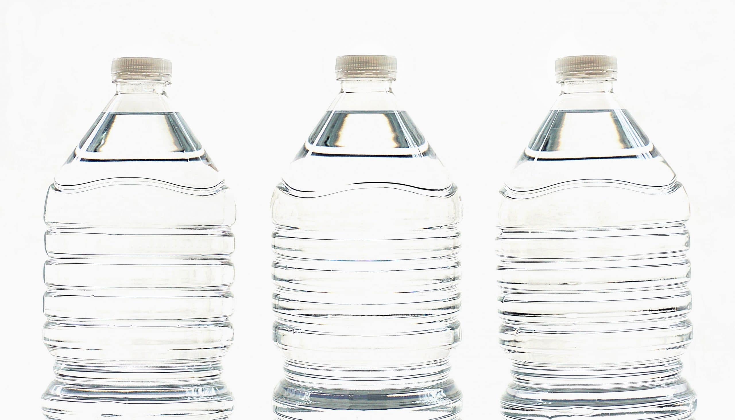 Filled water bottles are item number one in any emergency kit.
