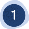 1 in blue circle icon